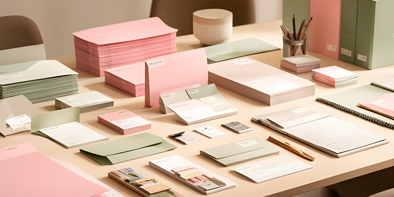 Catálogo de productos de oficina ordenado sobre una mesa amplia con papelería, sillas y consumibles bien presentados